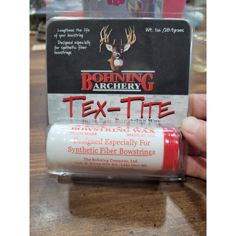 NIP  Bohning Archery  Tex-Tile Bow Wax